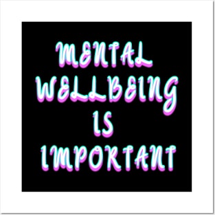 Mental Wellbeing v3 Posters and Art
